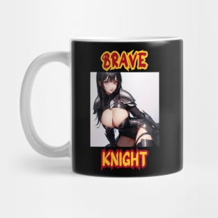 Brave Knight Anime Girl Mug